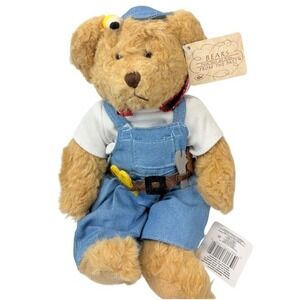 Mr. Fix It Bear Russ Berrie Bears‎ From Past Plush Tool Belt Carpenter Handyman